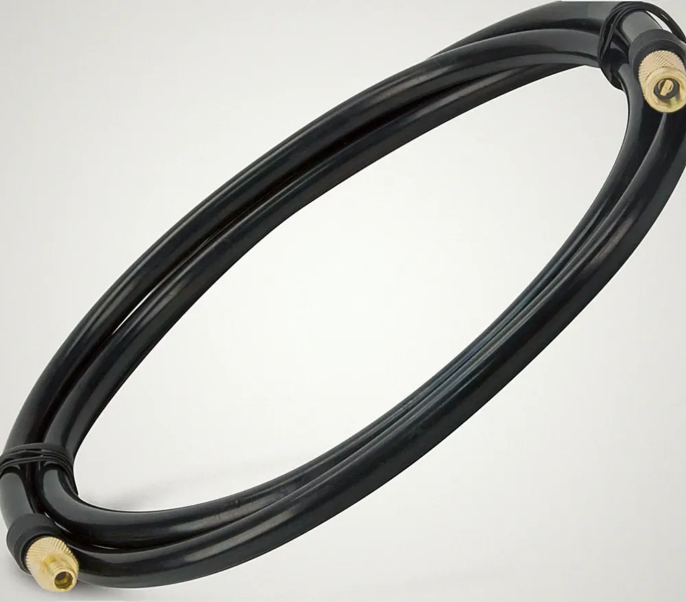 00016 6 Portable Compressor Air Extension Hose Black