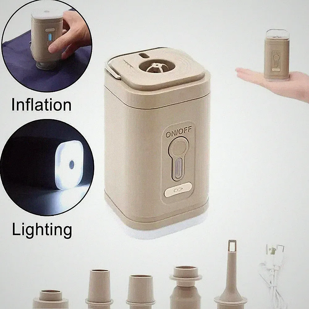 Electric Air Pump Portable Wireless Air Compressor Inflator/Deflator Pumps For I