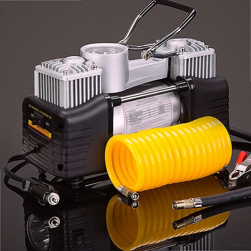 Heavy Duty Portable Air Compressor Car Tire Inflator Electric Pump Auto 12V US