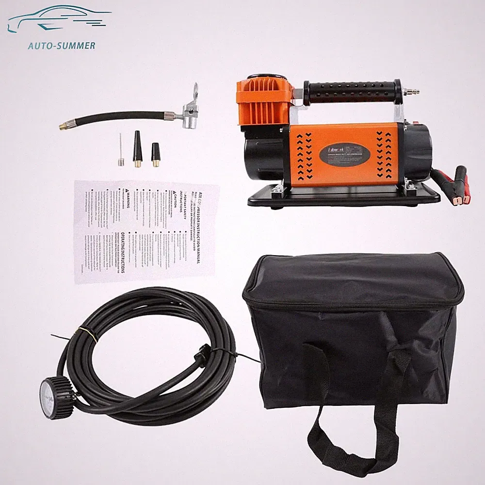 Heavy Duty Portable Air Compressor Pump Car Tire Inflator 7.06CFM 150PSI 12V