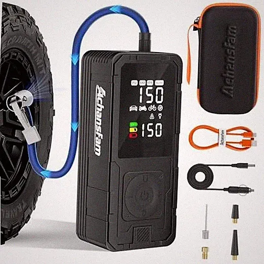 P10 Tire Inflator Portable Air Compressor, 48s Fast Inflation, 150PSI Electric