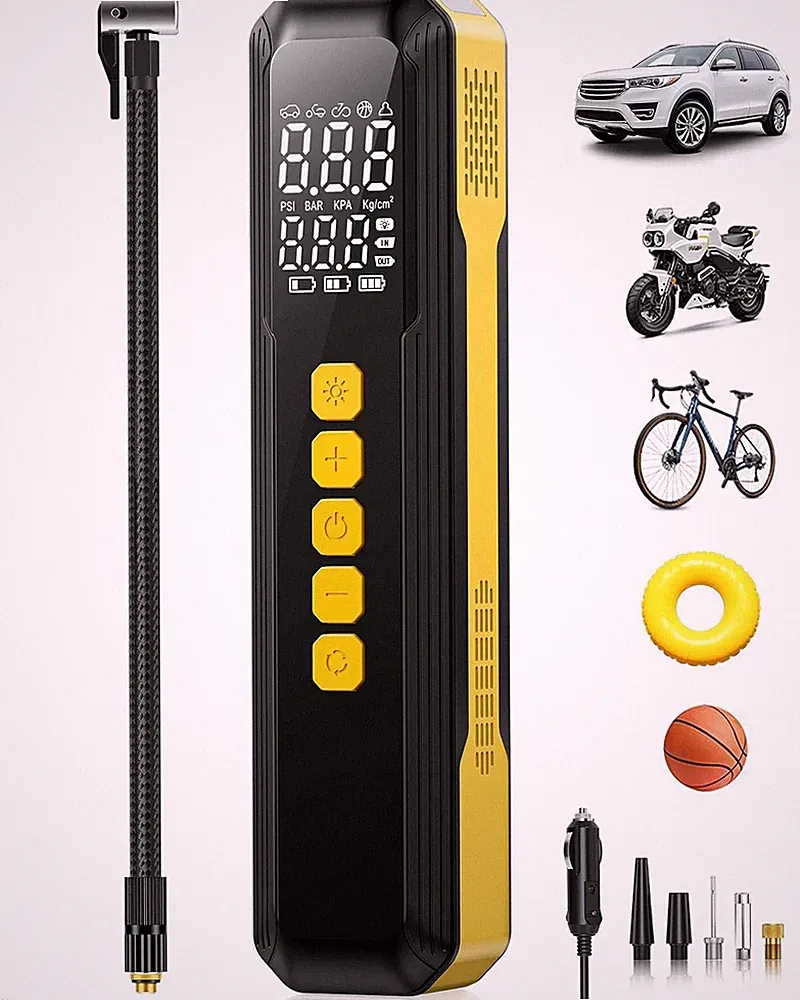 Yellow Portable Air Compressor